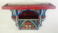 Vintage Blue Boho Chic Moroccan Spice Shelf or Rack , a Pair