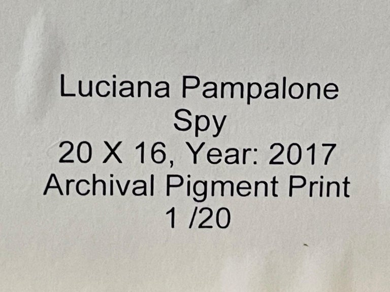 Woman Portrait Photography Print Titled "Spy" by Luciana Pampalone
