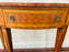 Inlaid Satinwood Demilune Console Table Attributed to Maitland Smith