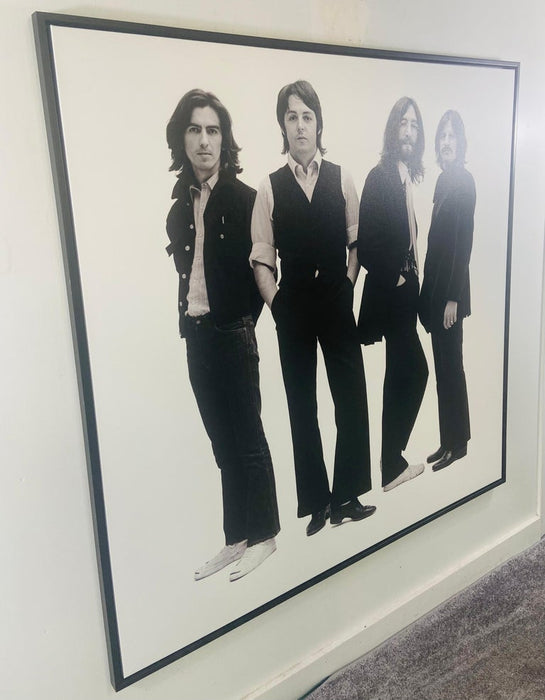 Beatles Rock Band Large Black and White Photography on Canvas by Bruce McBoom