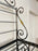 Hollywood Regency Bakers Rack or Shelf, Four Tier Wrought Iron and Brass
