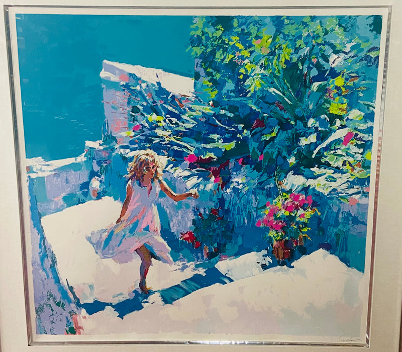 Nicola Simbari Limited Edition Seriograph Print titled "TAORMINA", Framed