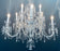 Art Deco Style Large Crystal Chandelier in the Manner of Waterford