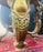Monumental Brass Myth Mermaid Sculptural & Marble Top Side or End Table, a Pair