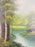 Landscape Oil on Canvas Framed Painting Signed Artist Bowen