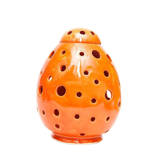 Orange Egg Form Table Lamp