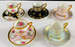 Bavaria Germany Coffe Cups and Saucers, Set of 5