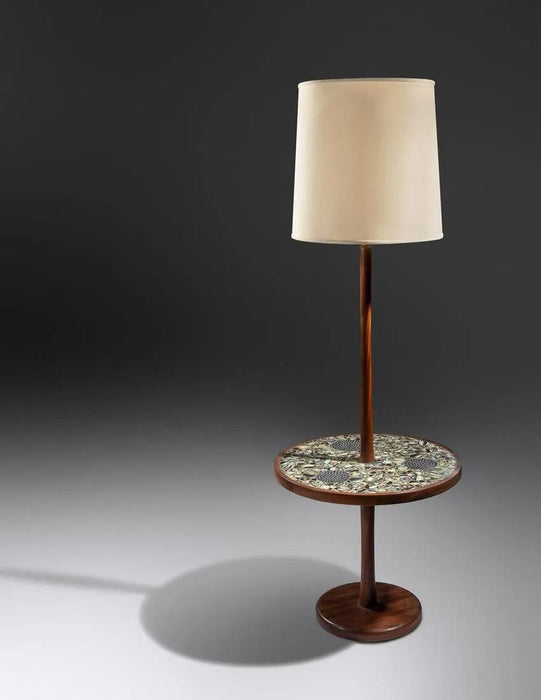 Gordon & Jane Martz Mid Century Modern Floor Lamp / End Table