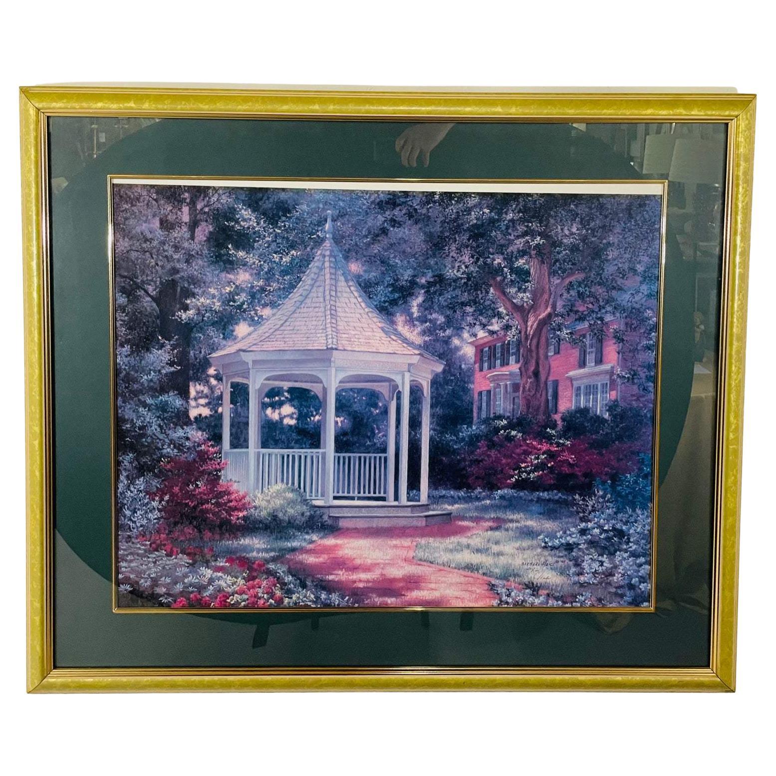 barbaraページ Barbara Hails Landscape Print Matted, Framed an Signed
