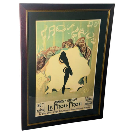 Lucien Henri Weil " WEILUC" Le Frou Frou French Vintage Poster, Wall Art