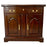 Chippendale Style Cherry Wood Folding Cabinet or Serving Bar by Harden