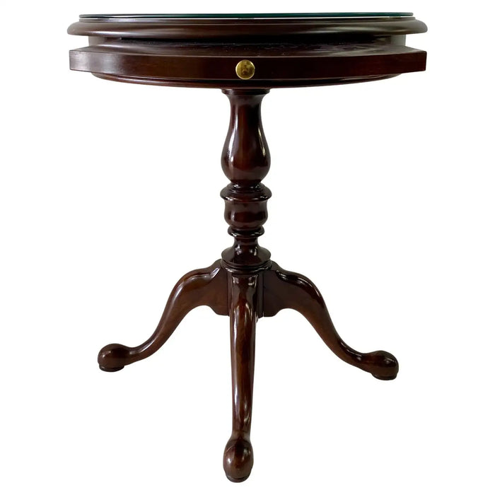 Georgian Style Tri-Leg Mahogany Gueridon, Side or End Table