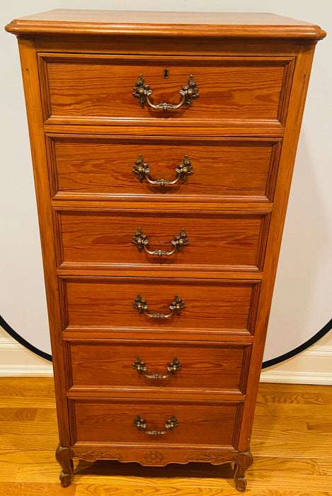 Louis XV Style Tall 6 Drawers Dresser