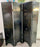 Japanese Asian Black Lacquered 4 Panel Room Divider or Screen with Women Design