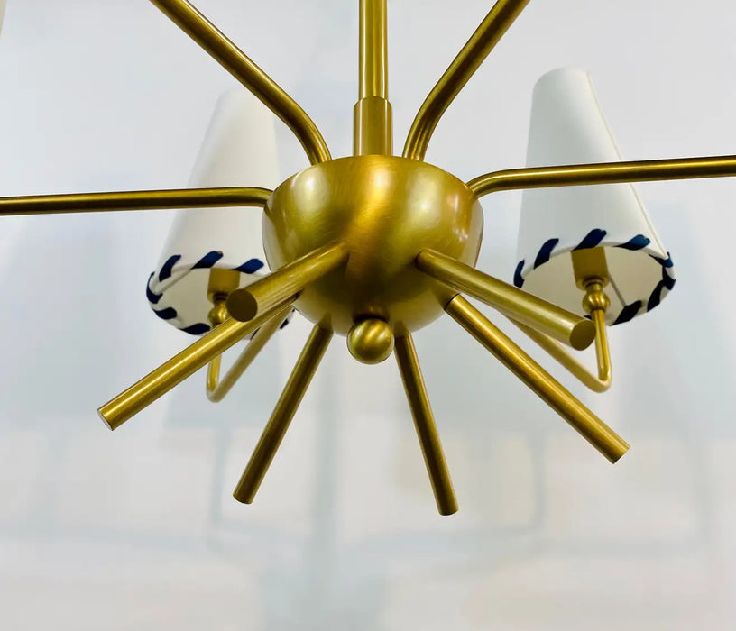 Mid-Century Modern Style 6 lights Sputnik Chandelier