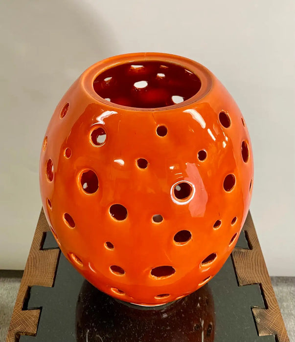 Modern Ceramic Orange Table Lamp