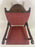 Jacobean Style Oak Carved Berger or Arm Chair with Red Upholstery, a Pair