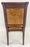 French Empire Style Mahogany & Leather Saber Legs Dining Chair, A Set of 8