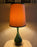 Mid Century Modern Green Malachite Table Lamp
