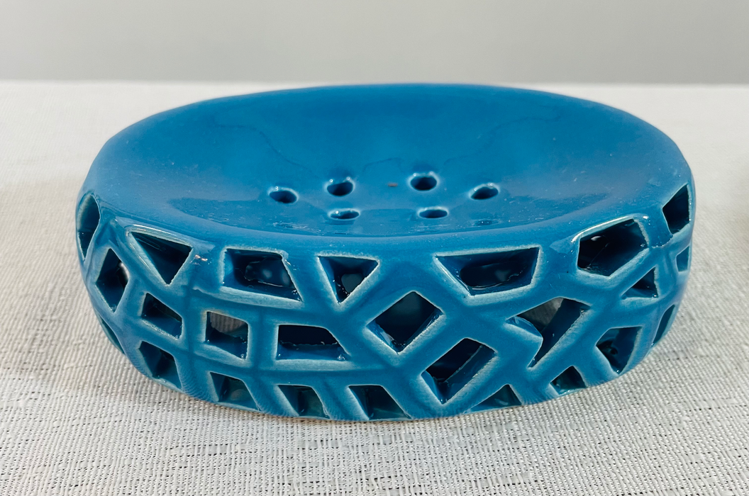 Moroccan Ceramic Soap Dish, a Set of 4