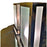 Rectangular  Modern Silver Metal Table Lamps - A Pair