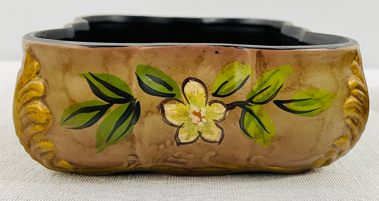 Raymond Waites Lidded Ceramic Box With Floral Design