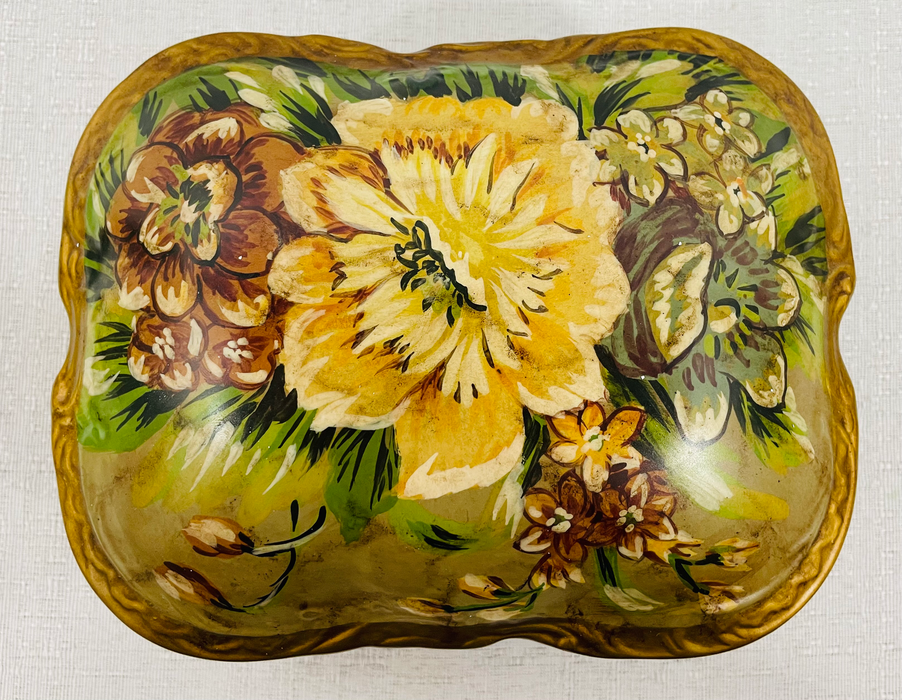 Raymond Waites Lidded Ceramic Box With Floral Design