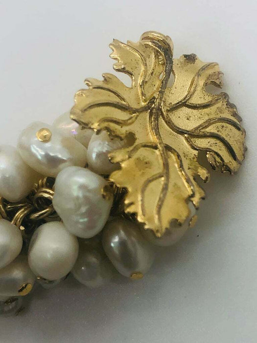 Vintage Grape Faux Pearl Earrings