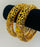 Vintage Chanel Ajoure Gold Bracelet or Bangle, a Pair