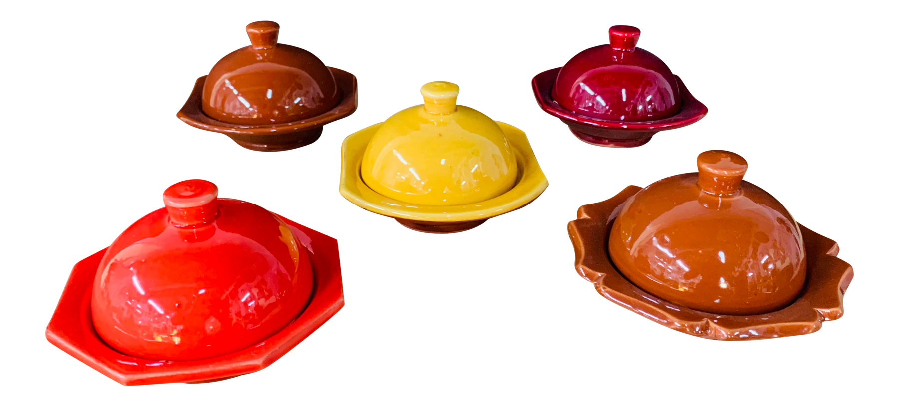 Set of Five Moroccan Serving Dishes