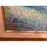Impressionistic Lake Scene Oil on Canvas Painting Signed by Artist, Framed 1980s