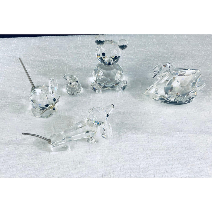 Swarovski Crystal Animal Figurines Set of 5