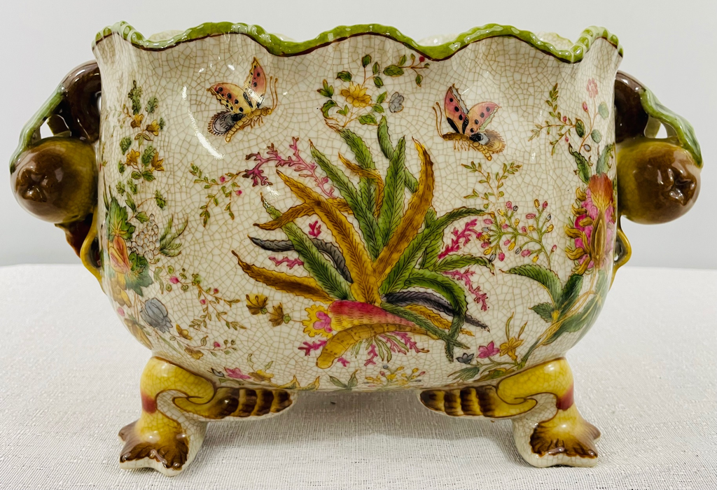 Vintage Asian Porcelain Jardiniere or Planter