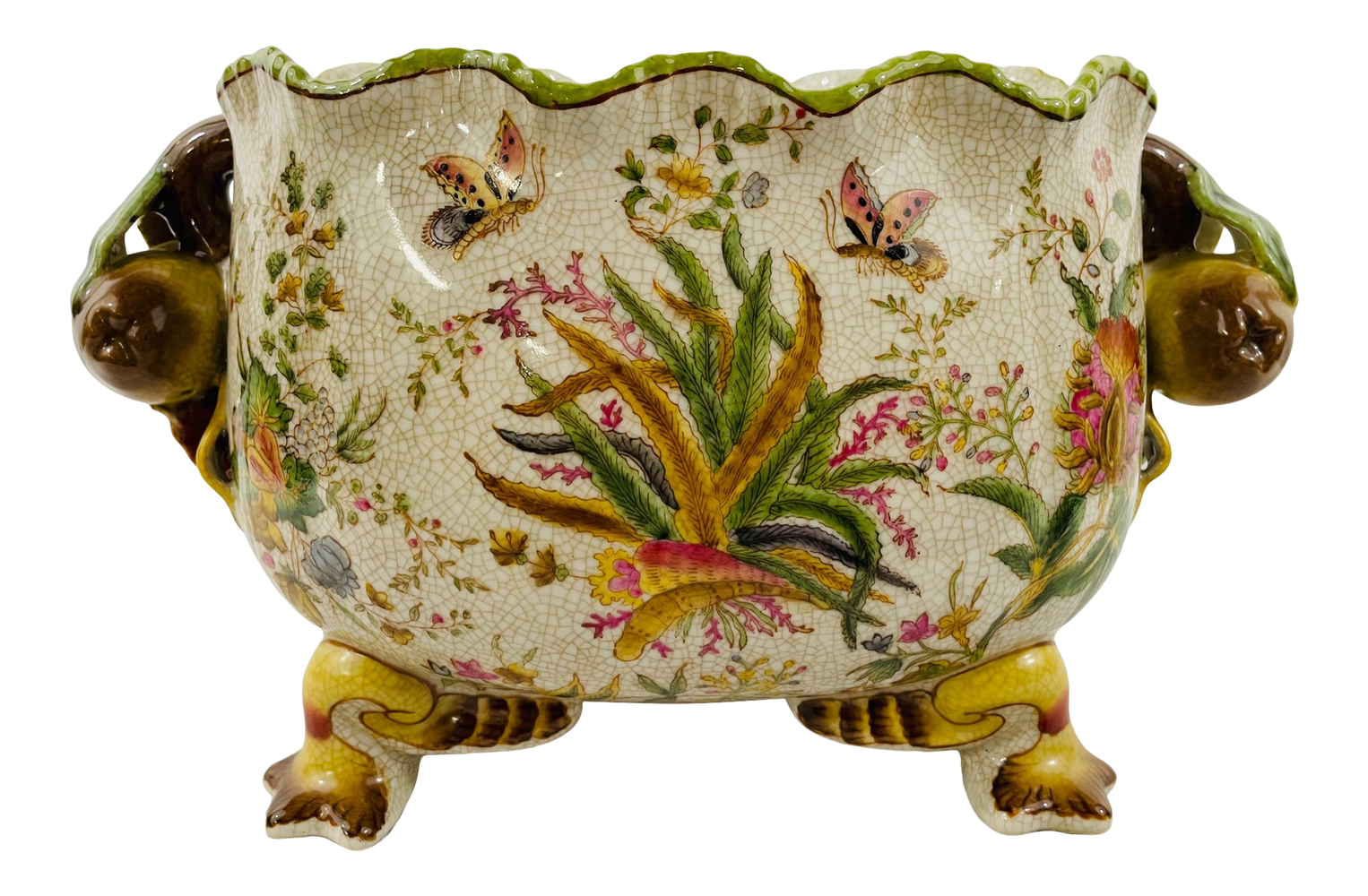 Vintage Asian Porcelain Jardiniere or Planter
