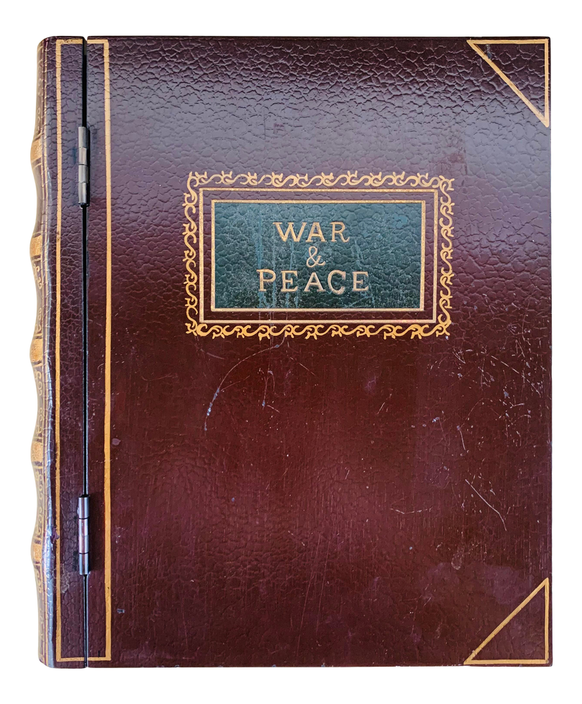 War and Peace Book Shaped Box or Storage Case